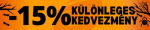 -15% EXTRA  KEDVEZMÉNY