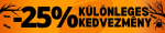 -25% EXTRA  KEDVEZMÉNY